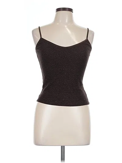 Pre-owned American Eagle Outfitters Tank Top Brown Strapless Neckline Tops