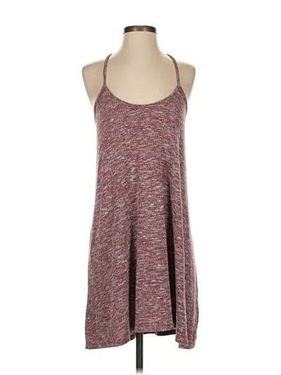 Pre-owned American Eagle Outfitters Tank Top Burgundy Halter Neckline Tops