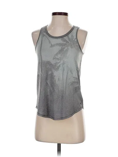 Pre-owned American Eagle Outfitters Tank Top Gray Halter Neckline Tops