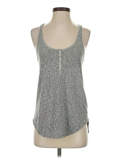 Pre-owned American Eagle Outfitters Tank Top Gray Halter Neckline Tops
