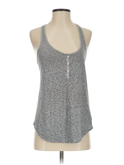 Pre-owned American Eagle Outfitters Tank Top Gray Halter Neckline Tops