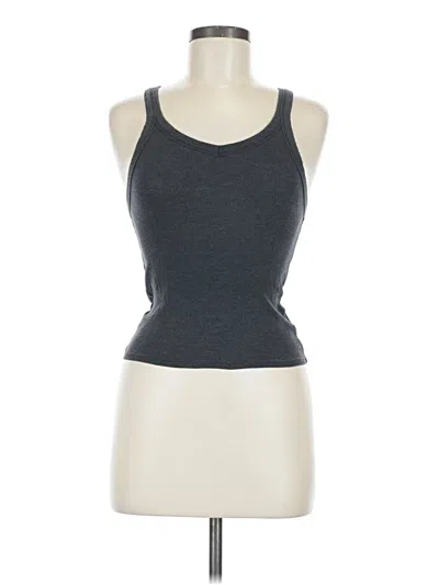 Pre-owned American Eagle Outfitters Tank Top Gray Halter Neckline Tops