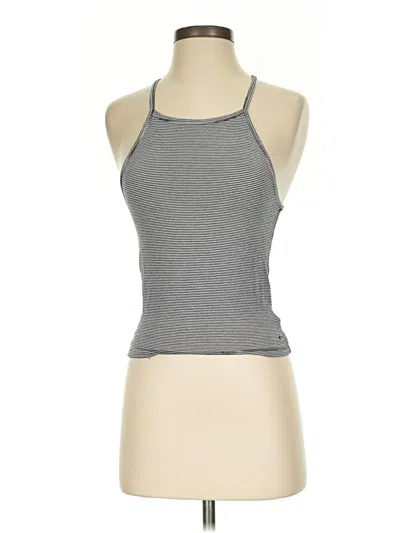 Pre-owned American Eagle Outfitters Tank Top Gray Halter Neckline Tops