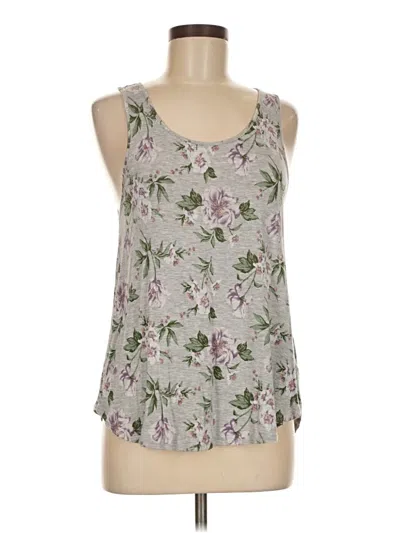 Pre-owned American Eagle Outfitters Tank Top Gray Halter Neckline Tops