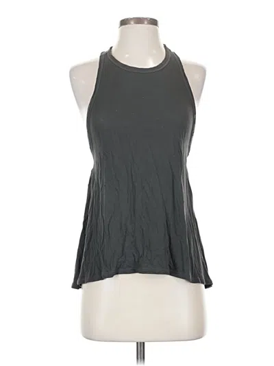 Pre-owned American Eagle Outfitters Tank Top Gray Halter Neckline Tops