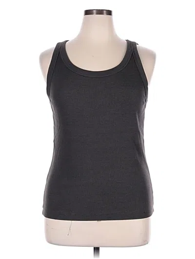 Pre-owned American Eagle Outfitters Tank Top Gray Halter Neckline Tops