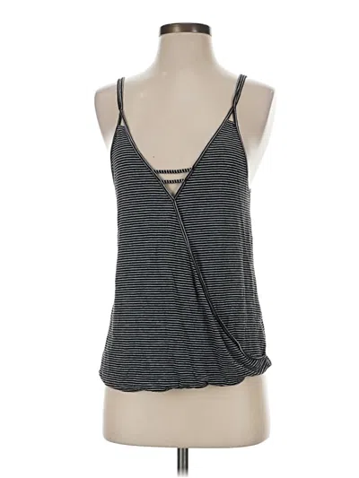 Pre-owned American Eagle Outfitters Tank Top Gray Halter Neckline Tops
