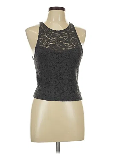 Pre-owned American Eagle Outfitters Tank Top Gray Halter Neckline Tops