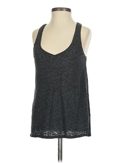 Pre-owned American Eagle Outfitters Tank Top Gray Halter Neckline Tops