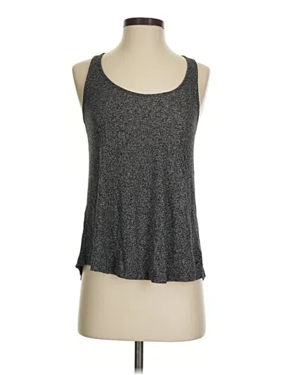 Pre-owned American Eagle Outfitters Tank Top Gray Halter Neckline Tops