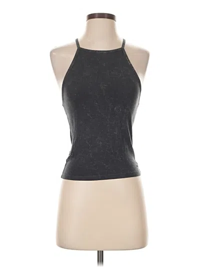 Pre-owned American Eagle Outfitters Tank Top Gray Halter Neckline Tops