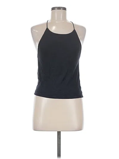 Pre-owned American Eagle Outfitters Tank Top Gray Halter Neckline Tops