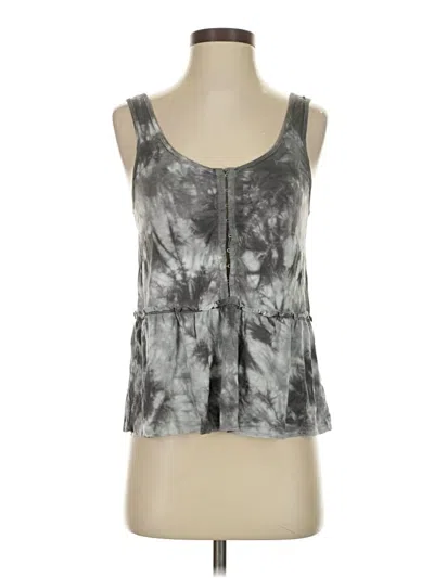 Pre-owned American Eagle Outfitters Tank Top Gray Strapless Neckline Tops