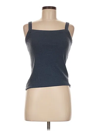 Pre-owned American Eagle Outfitters Tank Top Gray Strapless Neckline Tops