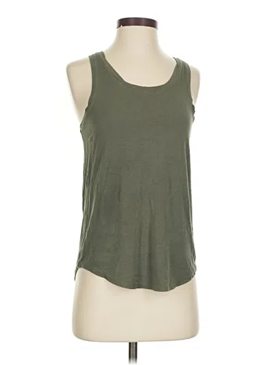 Pre-owned American Eagle Outfitters Tank Top Green Halter Neckline Tops