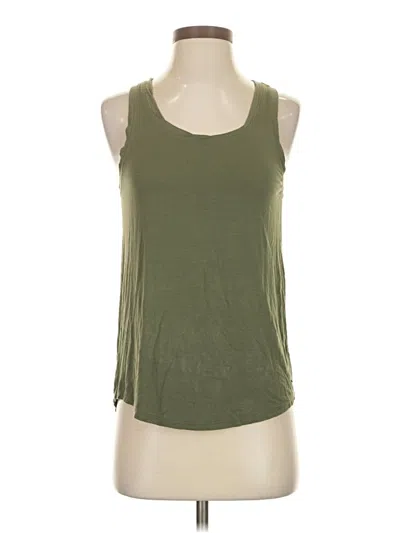 Pre-owned American Eagle Outfitters Tank Top Green Halter Neckline Tops