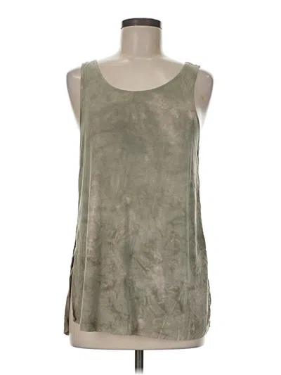 Pre-owned American Eagle Outfitters Tank Top Green Halter Neckline Tops
