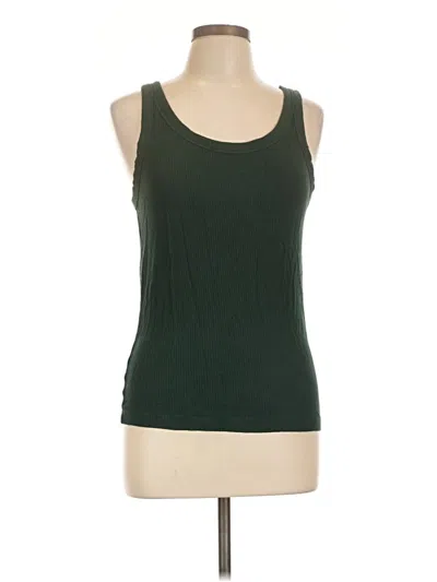 Pre-owned American Eagle Outfitters Tank Top Green Halter Neckline Tops