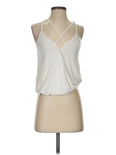 Pre-owned American Eagle Outfitters Tank Top Ivory Halter Neckline Tops