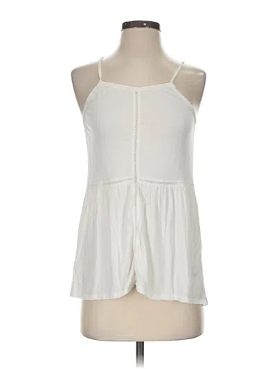 Pre-owned American Eagle Outfitters Tank Top Ivory Halter Neckline Tops
