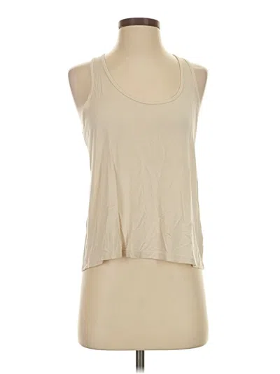 Pre-owned American Eagle Outfitters Tank Top Ivory Halter Neckline Tops