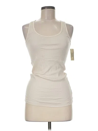 American Eagle Outfitters Tank Top Ivory Halter Neckline Tops In Neutral