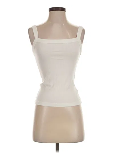 Pre-owned American Eagle Outfitters Tank Top Ivory Strapless Neckline Tops