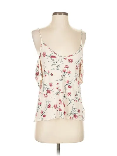 Pre-owned American Eagle Outfitters Tank Top Ivory Strapless Neckline Tops In White