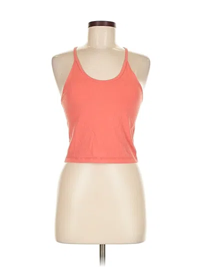 Pre-owned American Eagle Outfitters Tank Top Orange Halter Neckline Tops