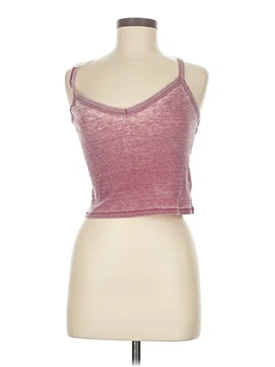 Pre-owned American Eagle Outfitters Tank Top Pink Strapless Neckline Tops
