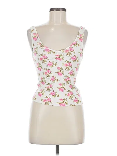 Pre-owned American Eagle Outfitters Tank Top Pink Sweetheart Neckline Tops