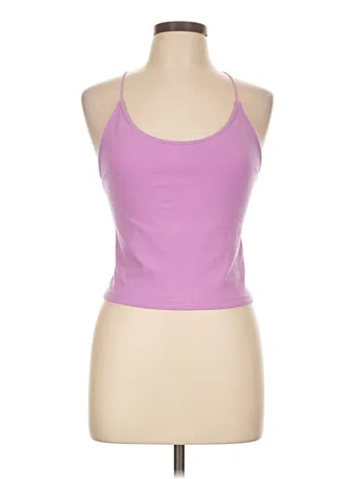 Pre-owned American Eagle Outfitters Tank Top Purple Halter Neckline Tops