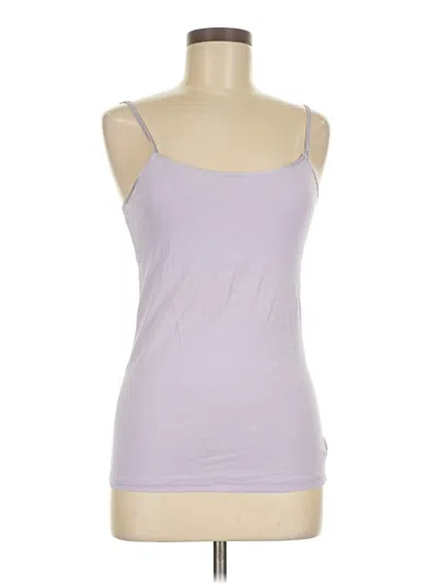Pre-owned American Eagle Outfitters Tank Top Purple Strapless Neckline Tops