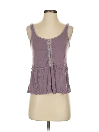 Pre-owned American Eagle Outfitters Tank Top Purple Sweetheart Neckline Tops