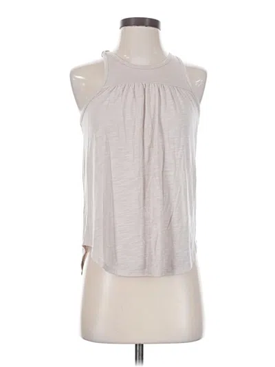 Pre-owned American Eagle Outfitters Tank Top Silver Halter Neckline Tops