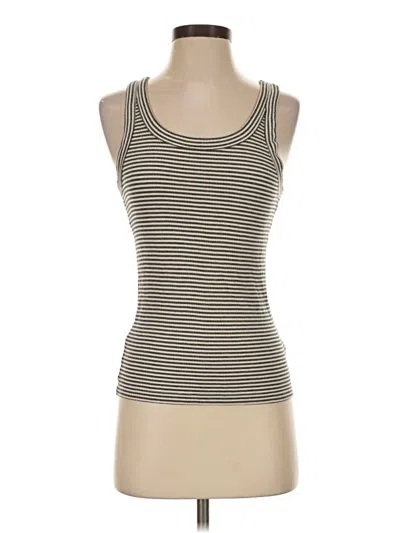 Pre-owned American Eagle Outfitters Tank Top Tan Strapless Neckline Tops