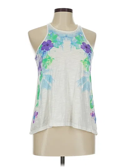 Pre-owned American Eagle Outfitters Tank Top White Halter Neckline Tops