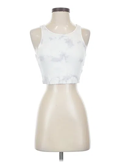 Pre-owned American Eagle Outfitters Tank Top White Halter Neckline Tops