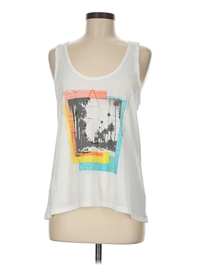 Pre-owned American Eagle Outfitters Tank Top White Halter Neckline Tops