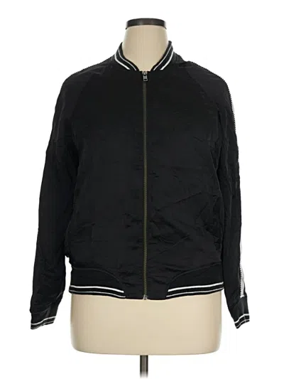 Pre-owned American Eagle Outfitters Track Jacket In Black