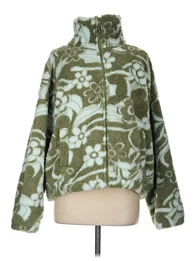 Pre-owned American Eagle Outfitters Track Jacket In Green