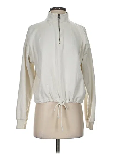 Pre-owned American Eagle Outfitters Track Jacket In Ivory