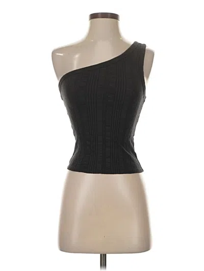 Pre-owned American Eagle Outfitters Tube Top Black One Shoulder Neckline Tops