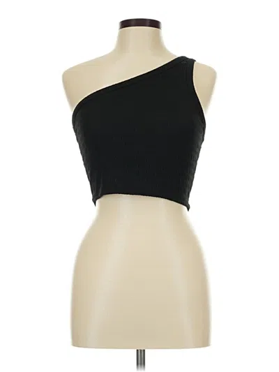 Pre-owned American Eagle Outfitters Tube Top Black One Shoulder Neckline Tops