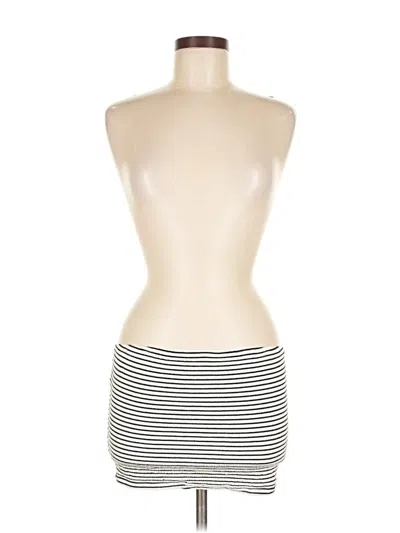 Pre-owned American Eagle Outfitters Tube Top Ivory Strapless Neckline Tops In White