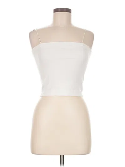 Pre-owned American Eagle Outfitters Tube Top Ivory Strapless Neckline Tops In White