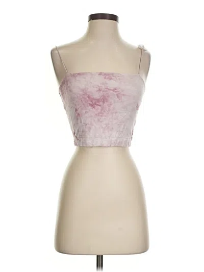 Pre-owned American Eagle Outfitters Tube Top Pink Strapless Neckline Tops