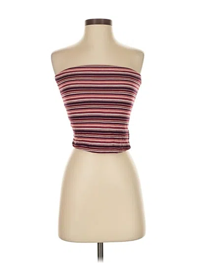 Pre-owned American Eagle Outfitters Tube Top Red Strapless Neckline Tops