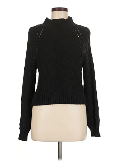 Pre-owned American Eagle Outfitters Turtleneck Sweater In Black