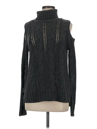 Pre-owned American Eagle Outfitters Turtleneck Sweater In Black